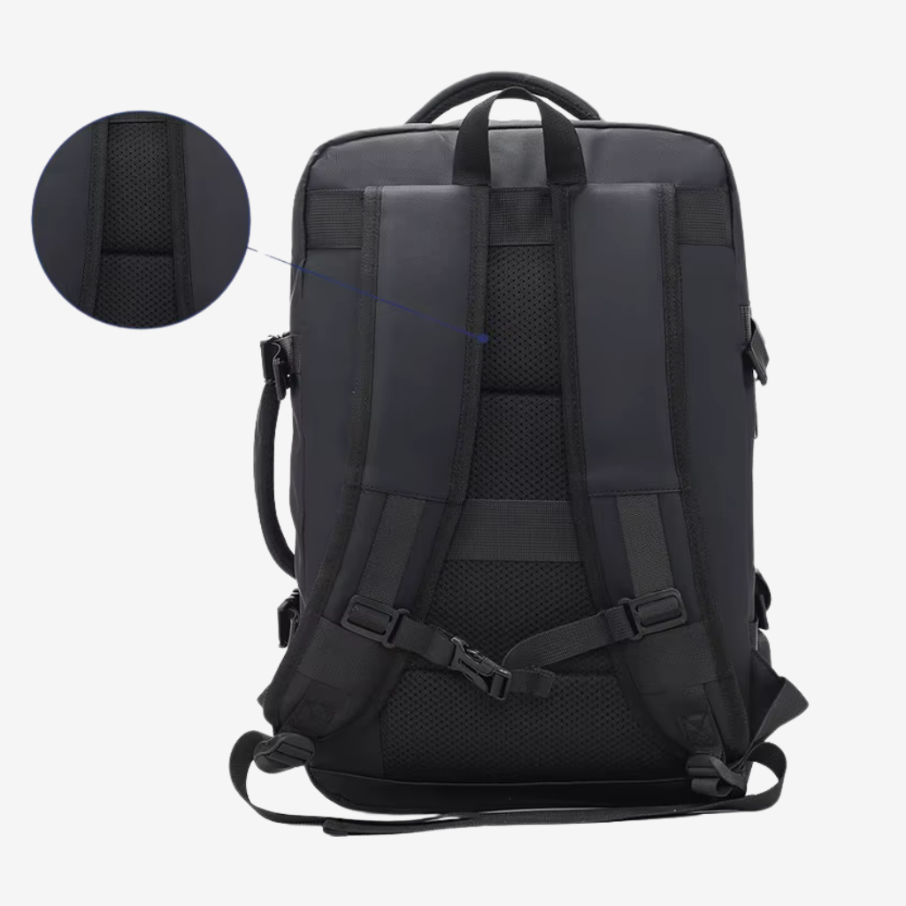 Sac à dos cabine 30 litres porté en voyage