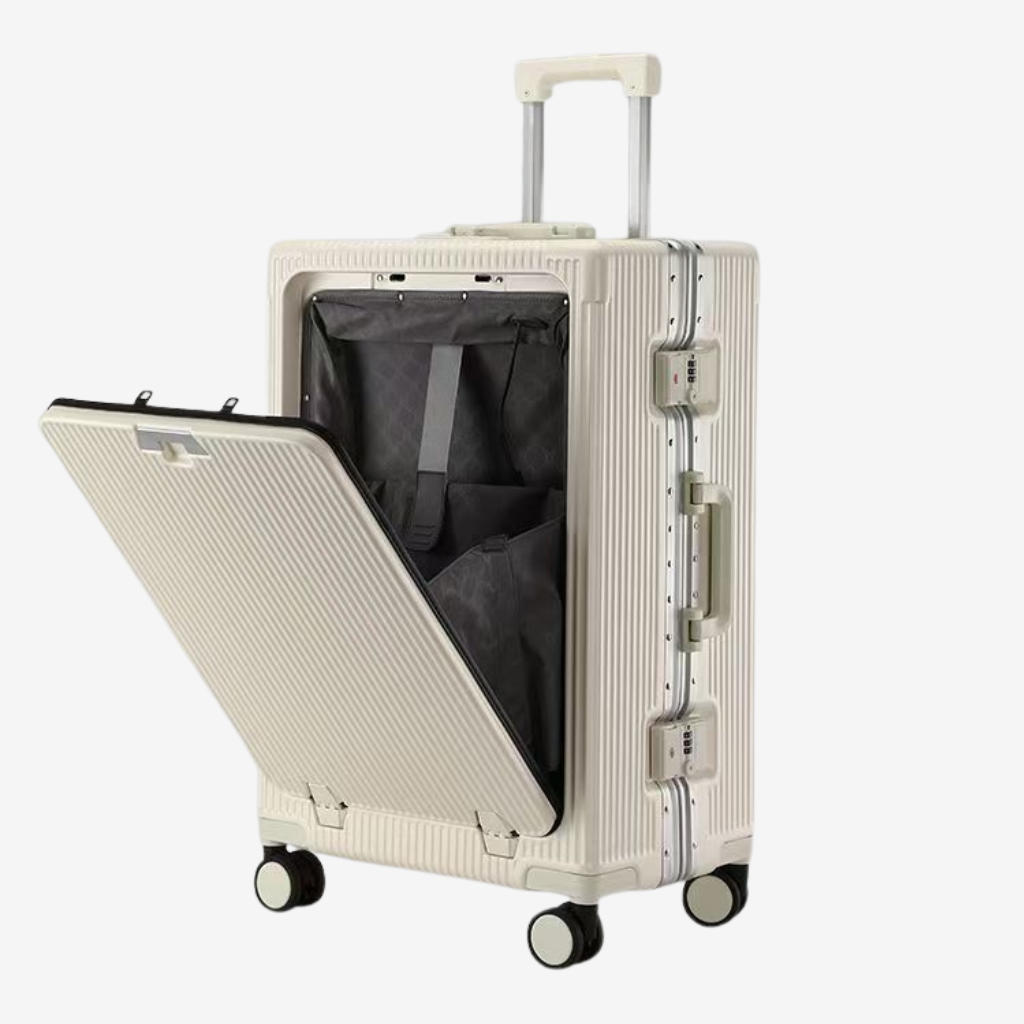 Intérieur de la valise cabine 35 litres ouverte
