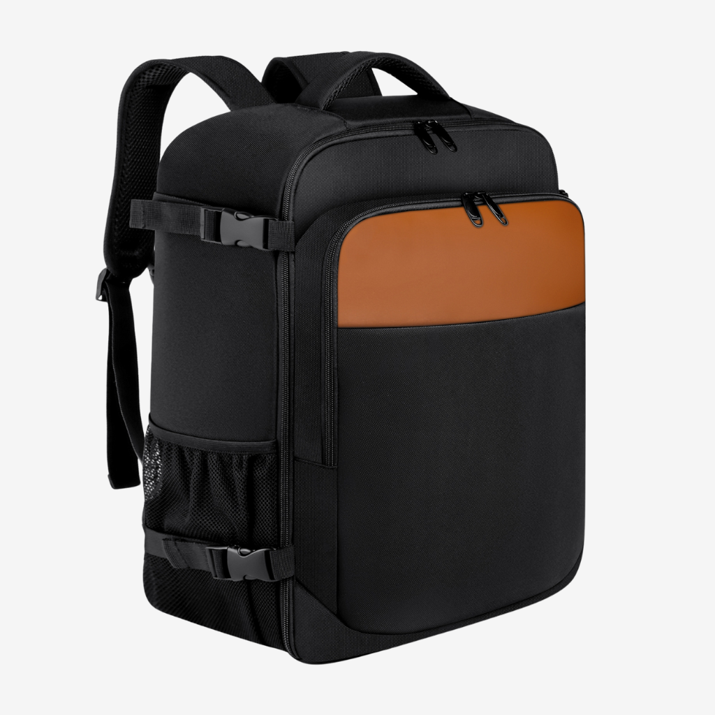 Sac à dos cabine 30 L coloris noir et orange