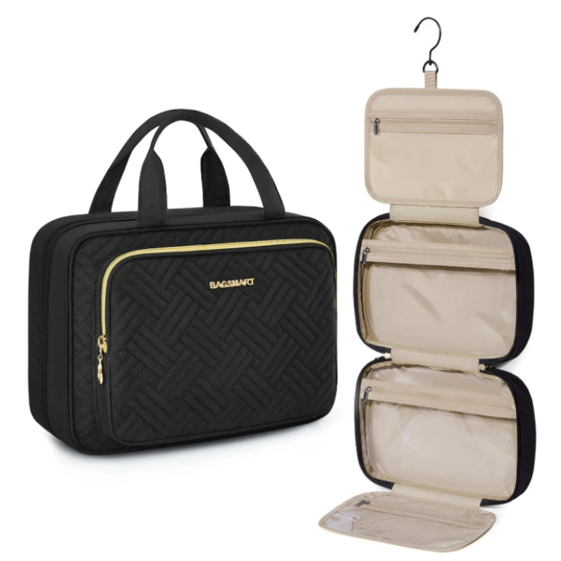 Détail de la fermeture zippée de la trousse