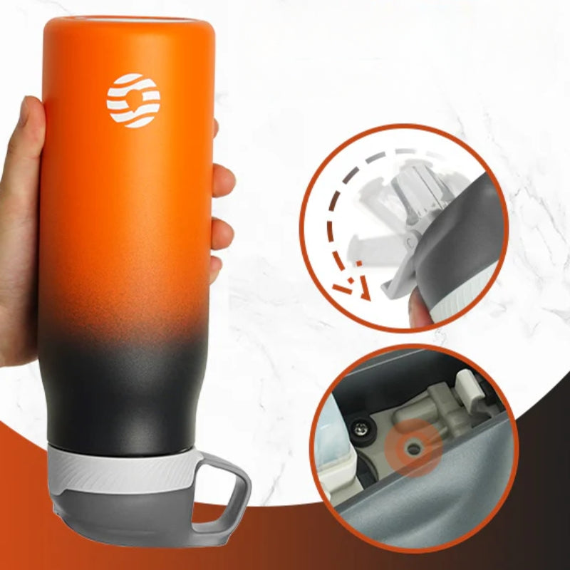 Boréal — Gourde Isotherme avec Paille, capacités 550 et 710 ml