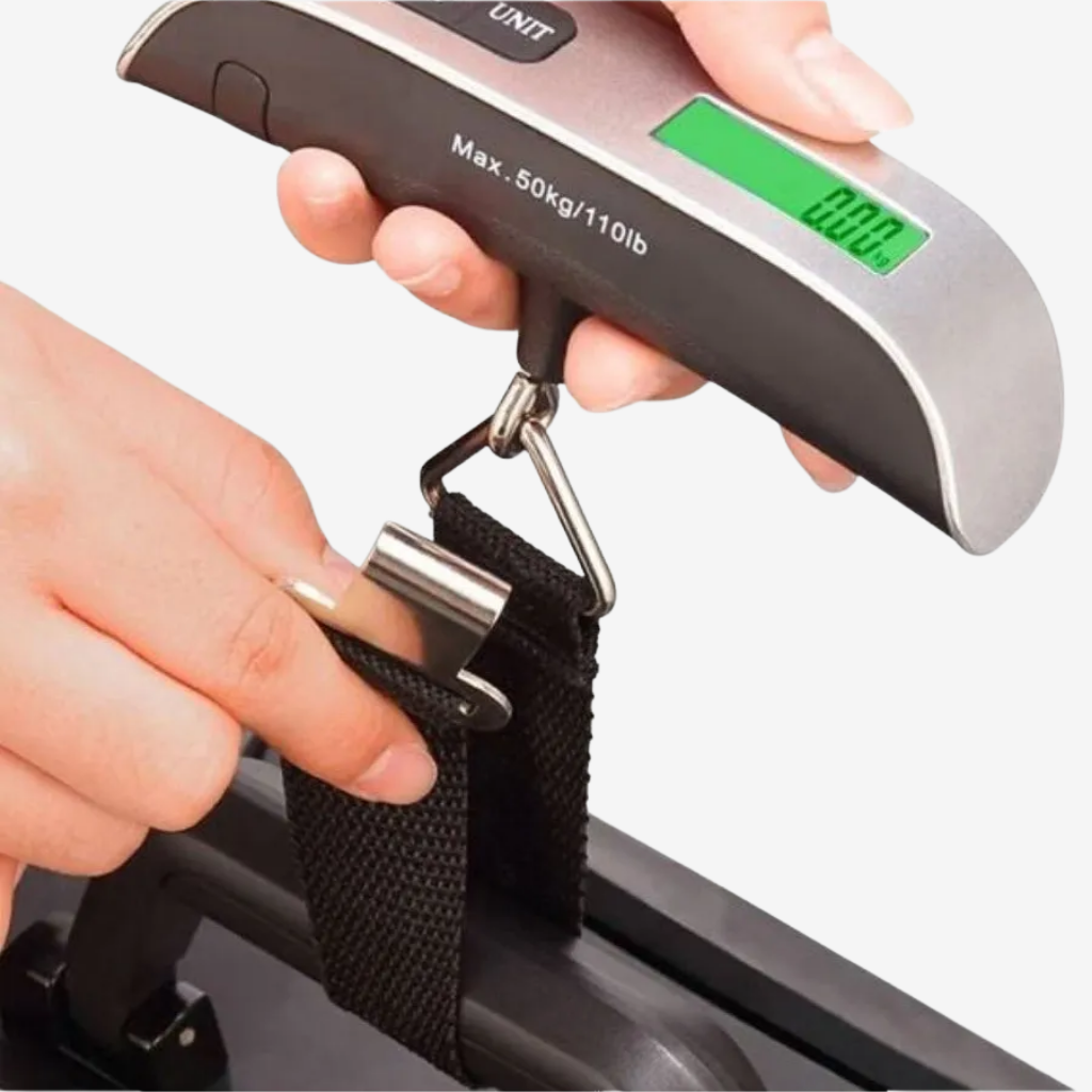 Meridio — Pèse-Bagage Digital de Voyage, sangle de fixation