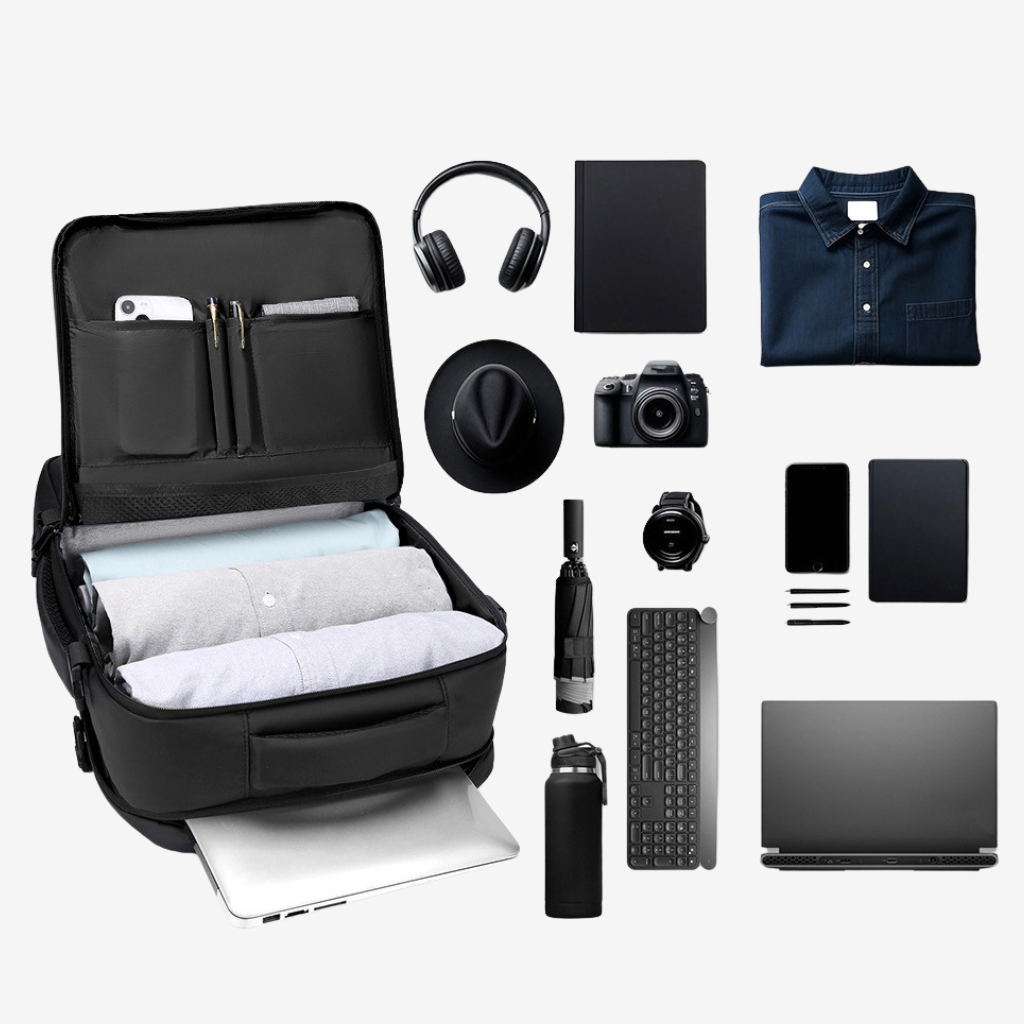 Compartiment ordinateur matelassé du sac cabine
