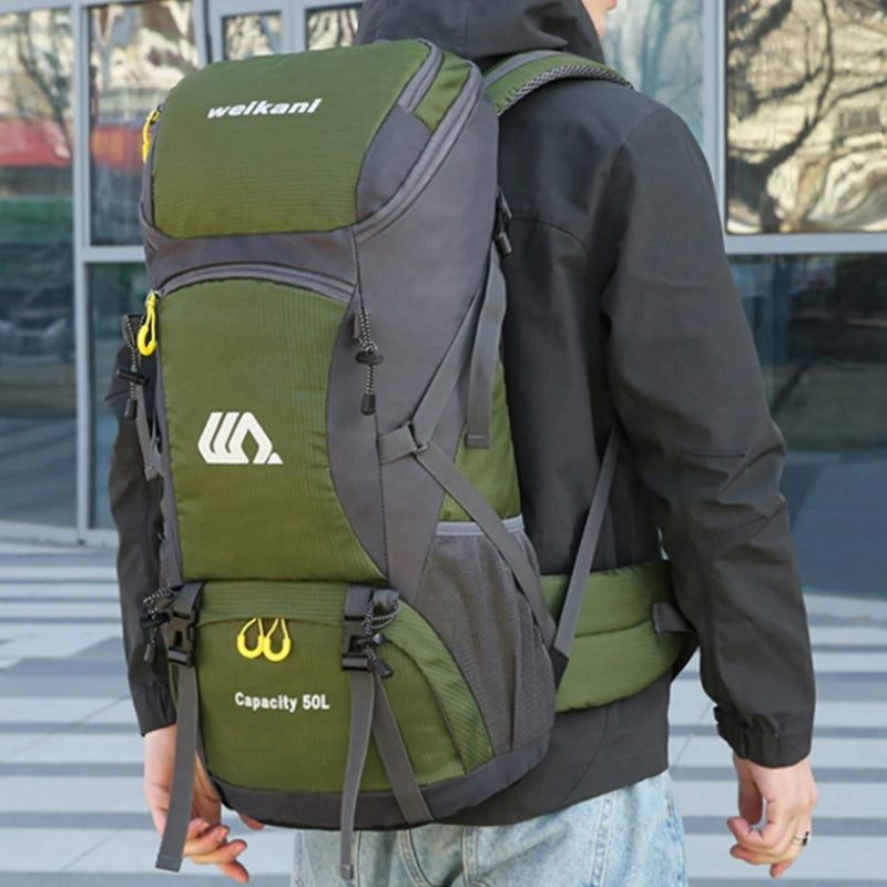 Vue de face du sac de trekking 50 litres