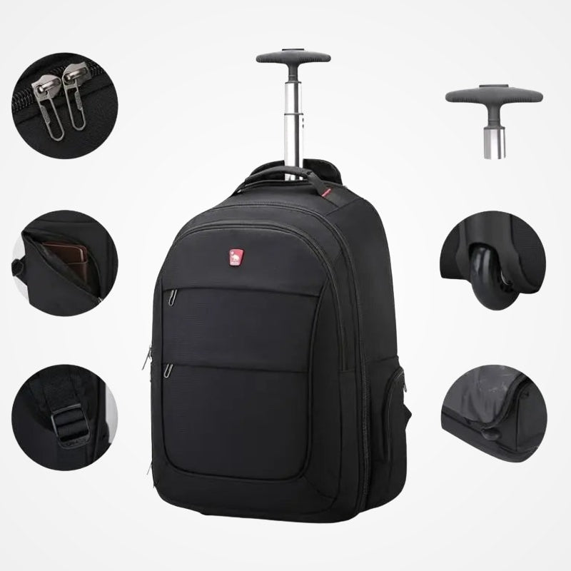 Compartiment principal de la valise convertible