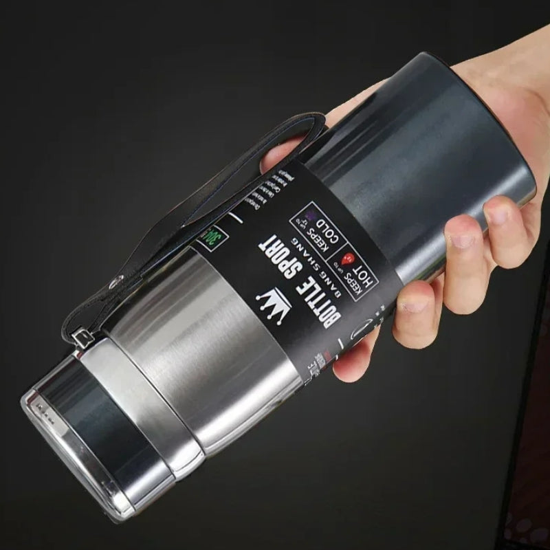 Détail du couvercle du thermos à thé