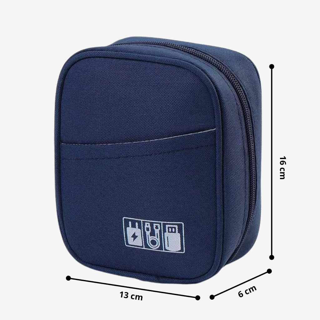 Pochette de rangement électronique fermée vue de face