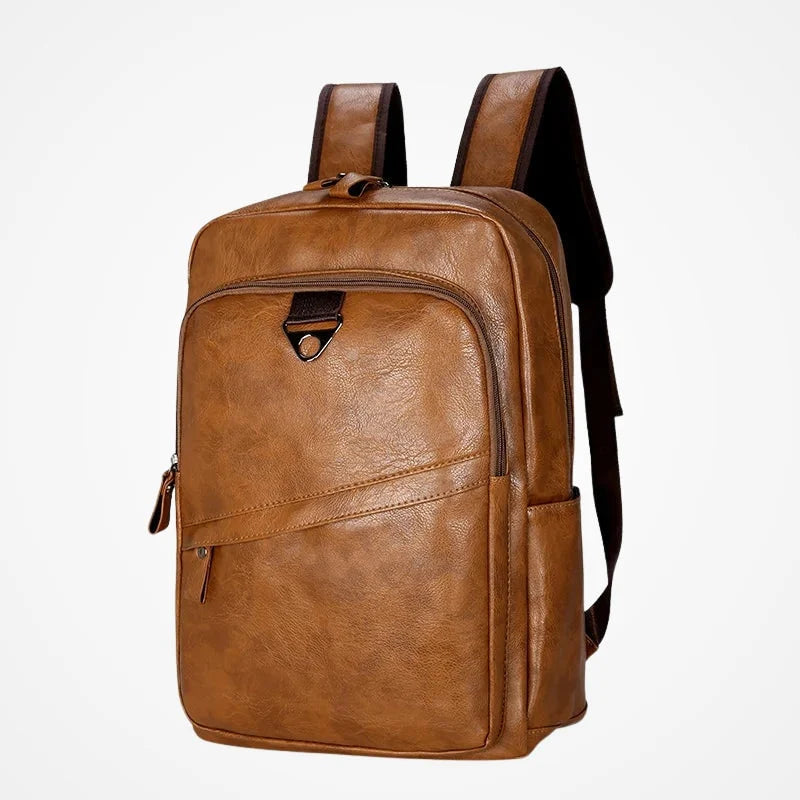 Sac à dos homme en cuir PU vue de face