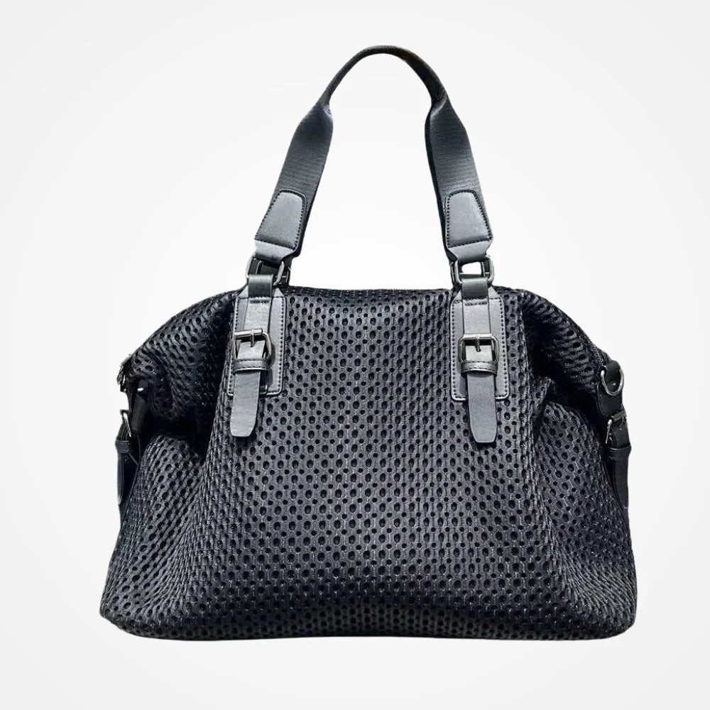 Sac bandoulière femme en nylon noir