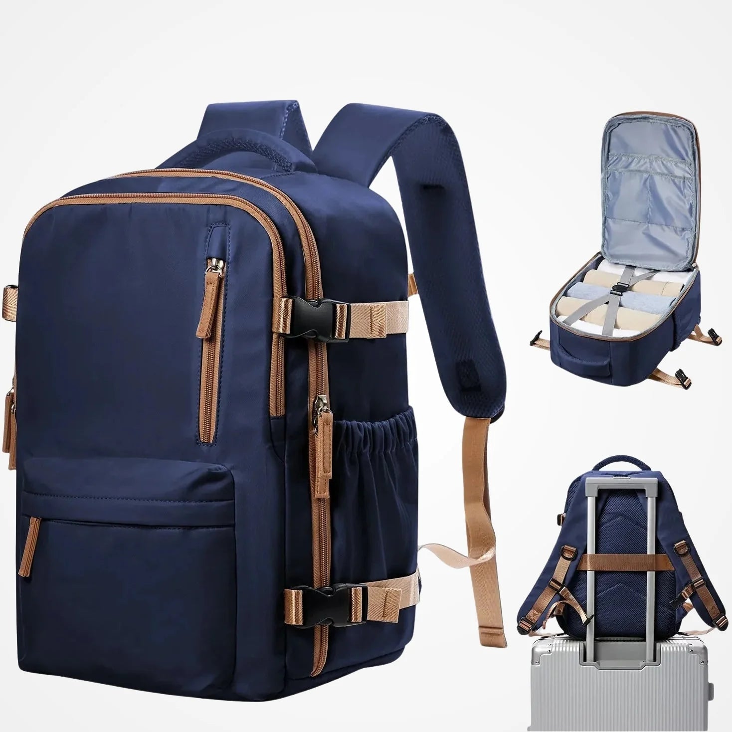 Sac à dos cabine 40x30x20 avec poche ordinateur