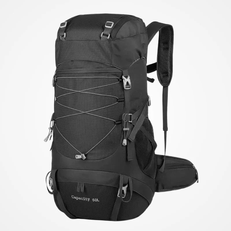 Détail des sangles et fixations extérieures du sac