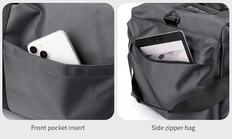Compartiment principal du grand sac de voyage
