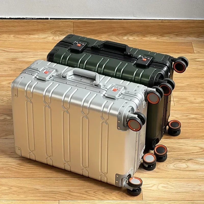 Détail des roues multidirectionnelles de la valise