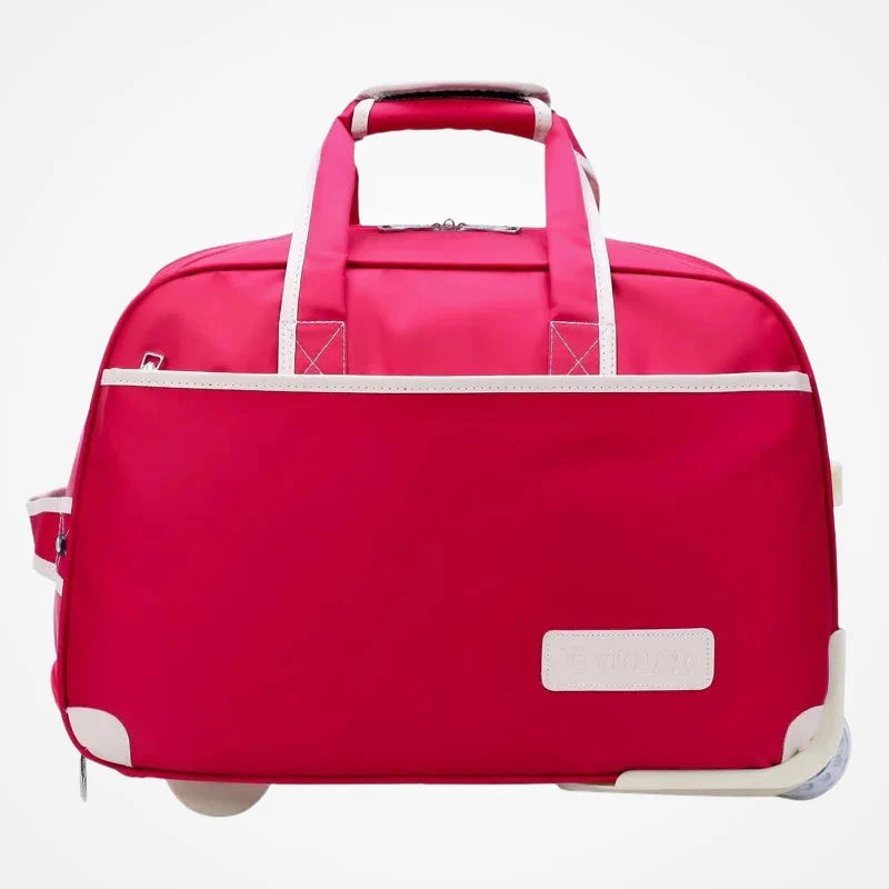 Détail des roulettes du sac de voyage