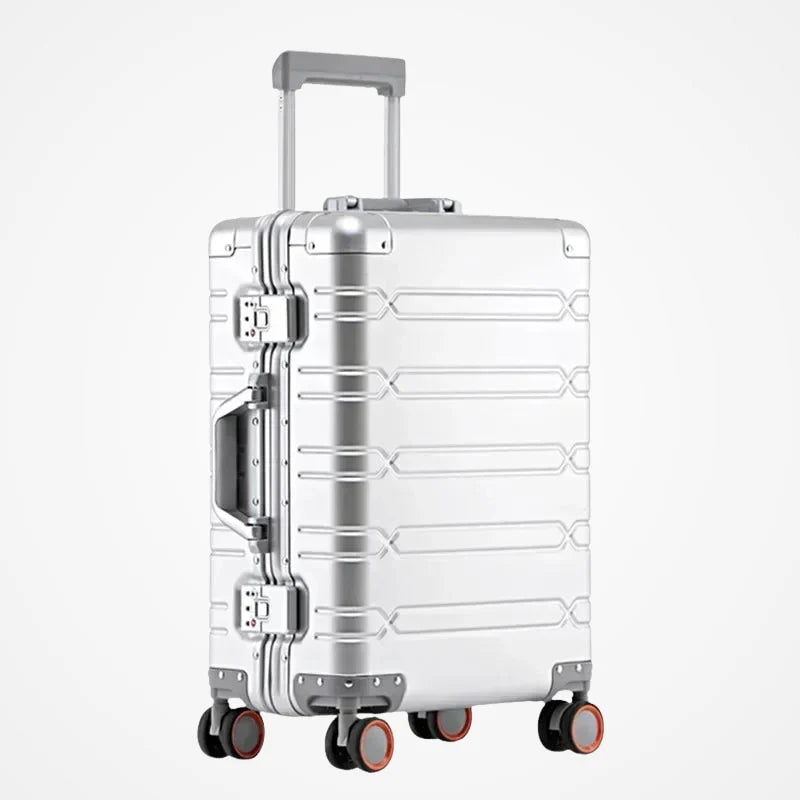 Valise cabine en aluminium avec coque rigide