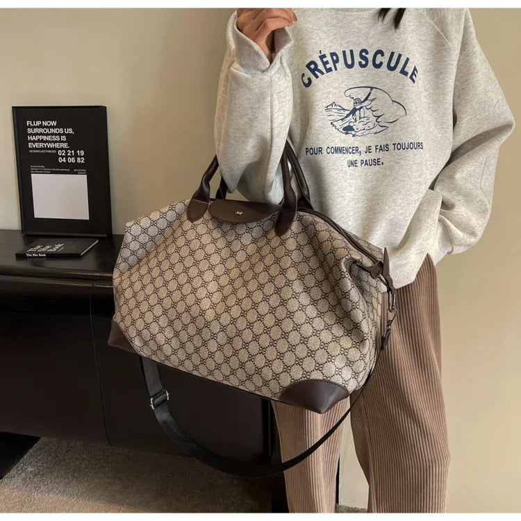 Détail de la matière PU du sac de voyage