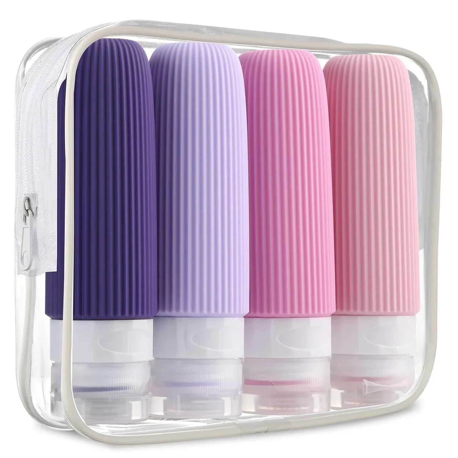 Remplissage du flacon de voyage en silicone