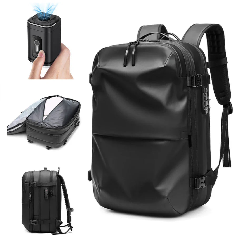 Système de compression sous vide du sac à dos