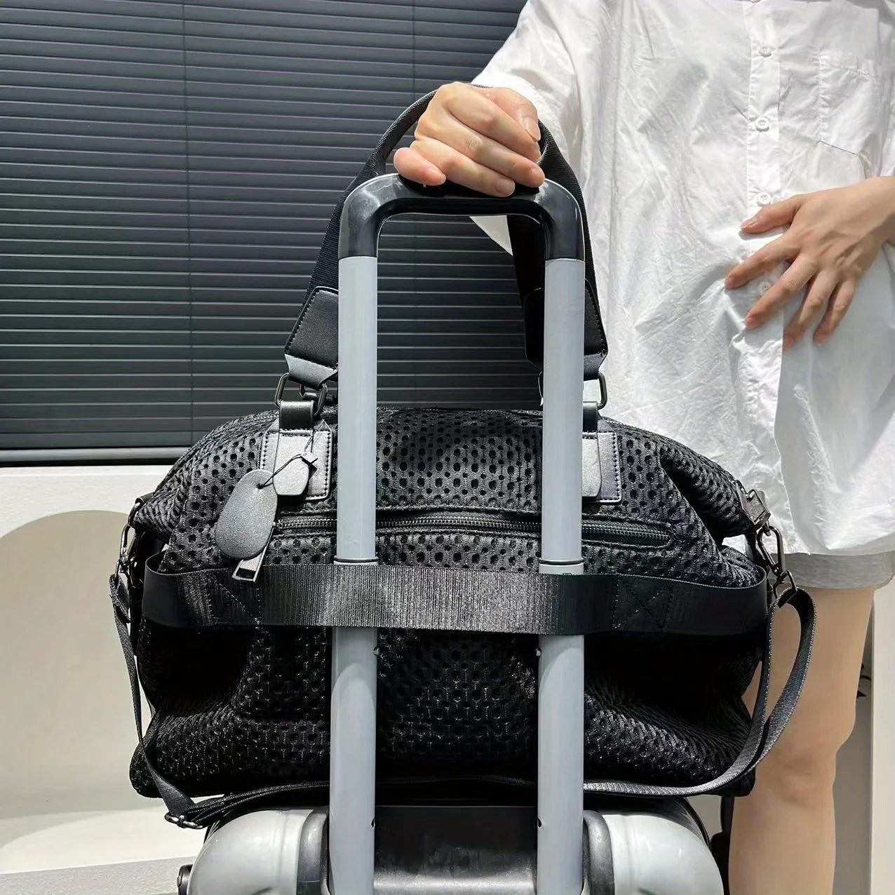 Intérieur du sac bandoulière en nylon