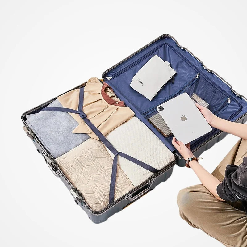 Serrure intégrée de la valise soute rigide