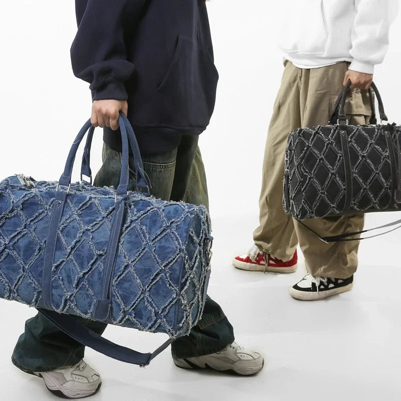 Compartiment principal du sac bandoulière en toile
