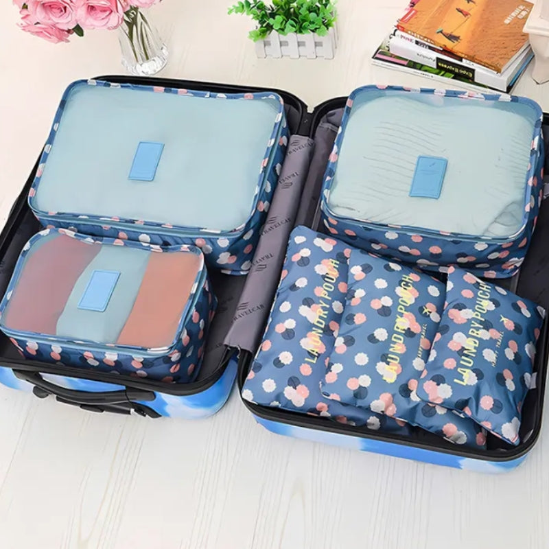 Organisateur de valise plié à plat