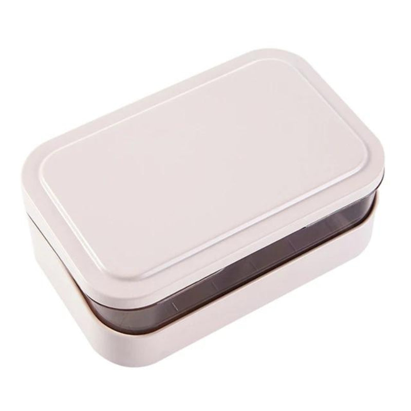 Boîte à savon de voyage en situation