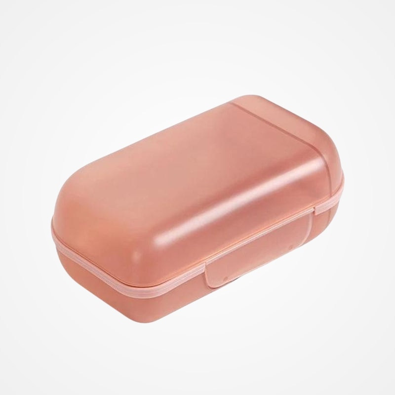 Boîte à savon compacte tenue en main