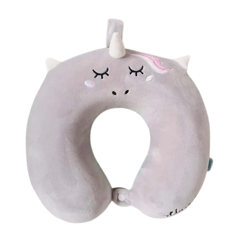 Coussin de cou enfant coloris gris