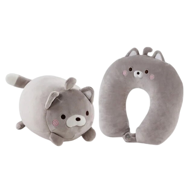 Modèles animaliers du coussin de voyage enfant
