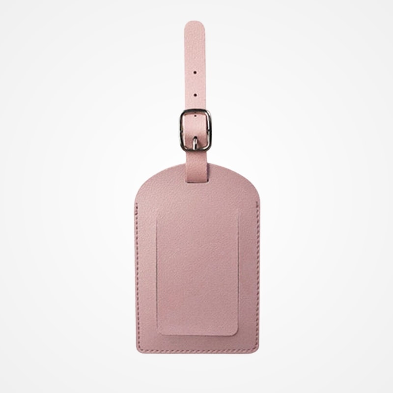 Détail de la boucle d'attache de l'étiquette de bagage