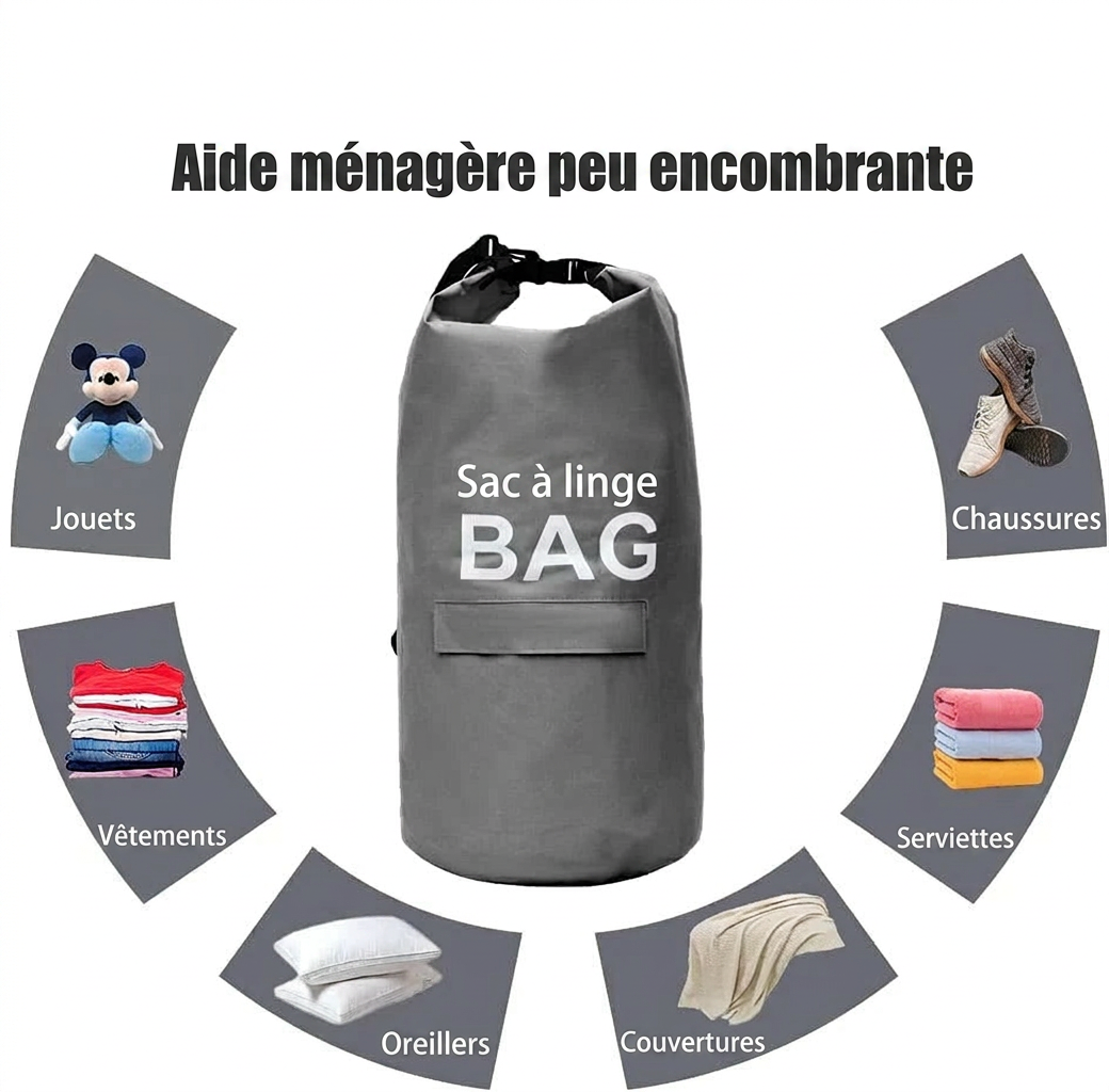 Estuaire — Sac à Linge de Voyage Imperméable 71 L, tissu Oxford imperméable