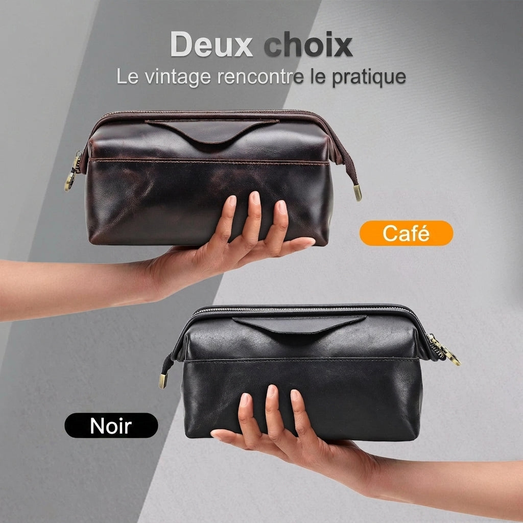 Compartiments intérieurs de la pochette à câbles