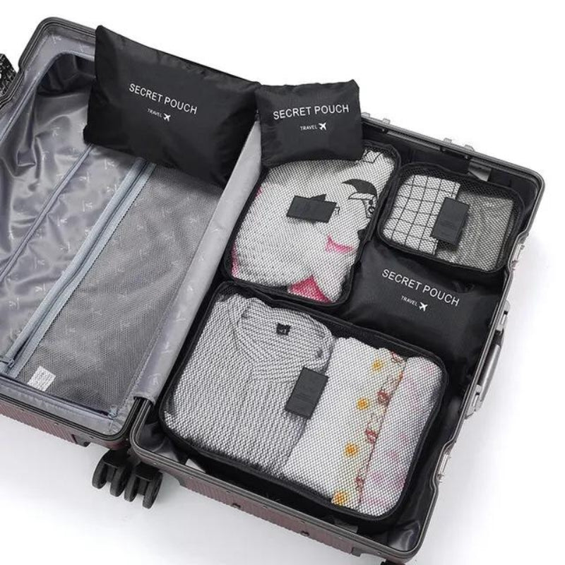 Pochettes de rangement de différentes tailles pour valise