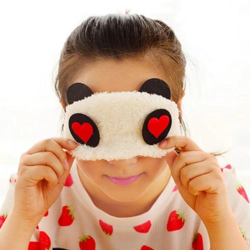 Masque de nuit enfant, vue de face