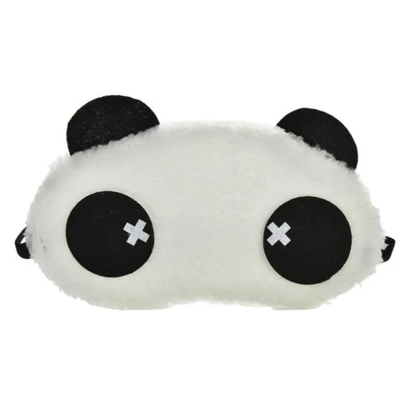 Détail du tissu doux du masque de sommeil enfant