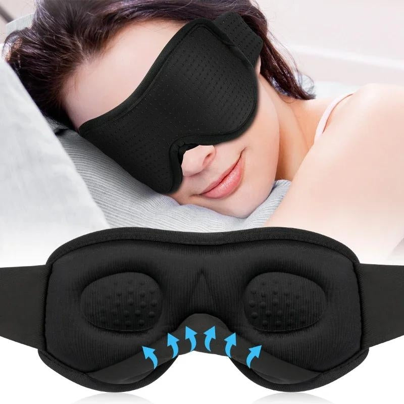 Forme profilée du masque de sommeil