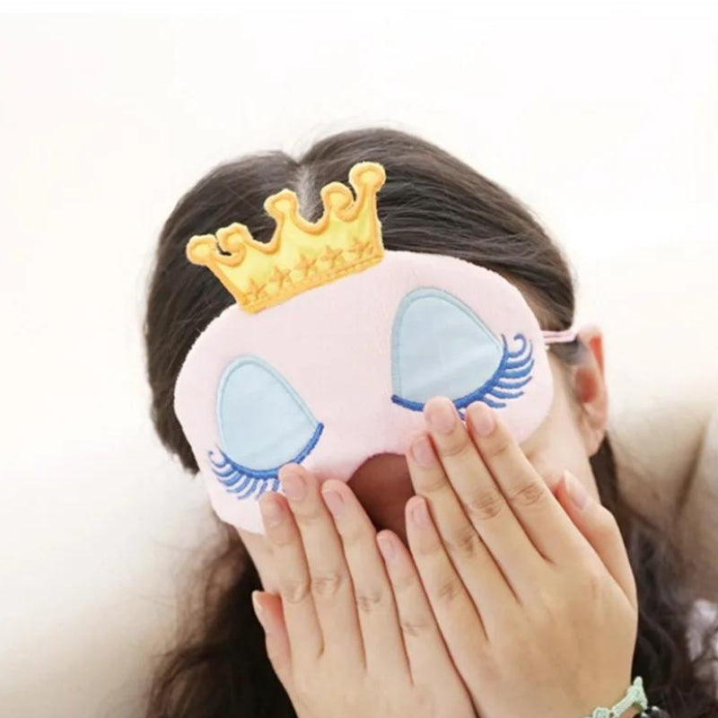 Masque de sommeil enfant porté