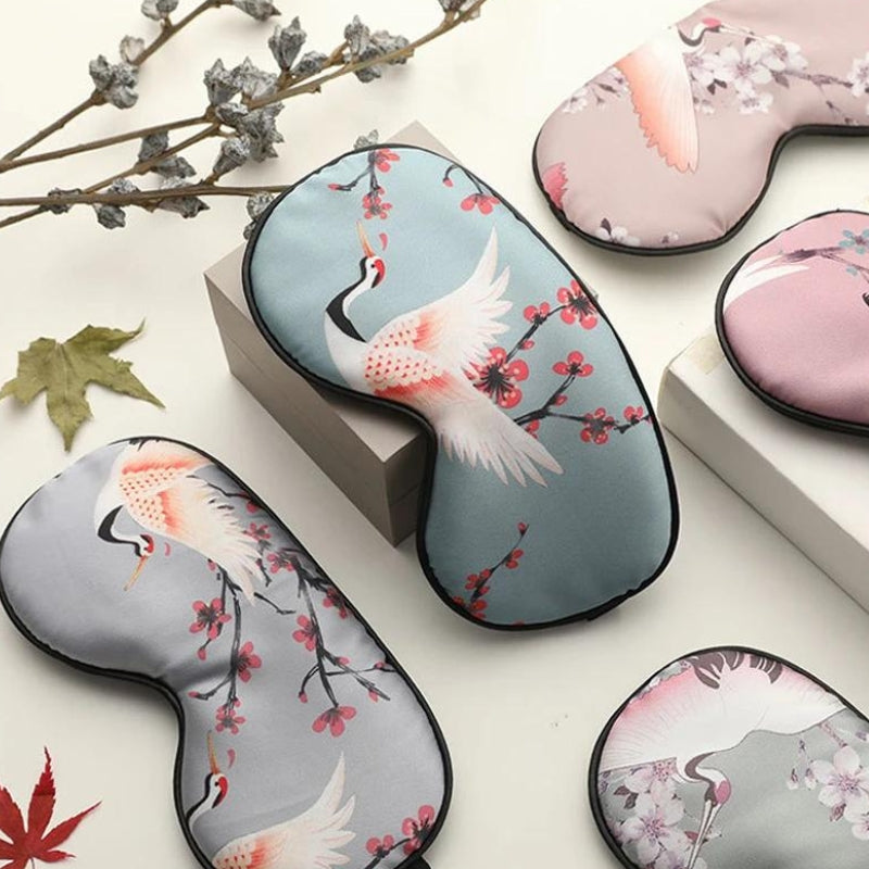 Masque de sommeil satin coloris rose