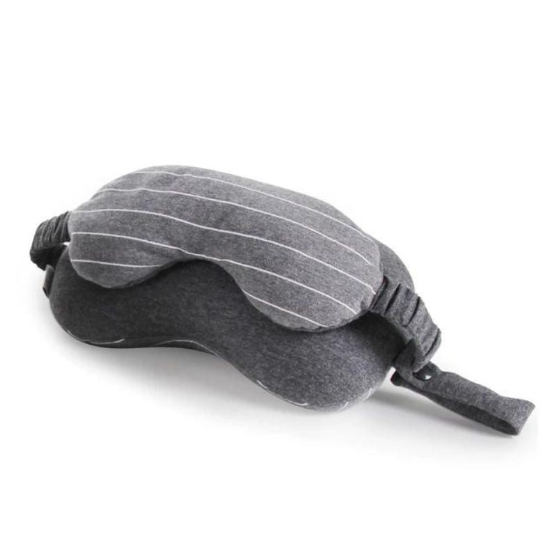 Coussin de voyage 2-en-1 avec masque de nuit vue principale