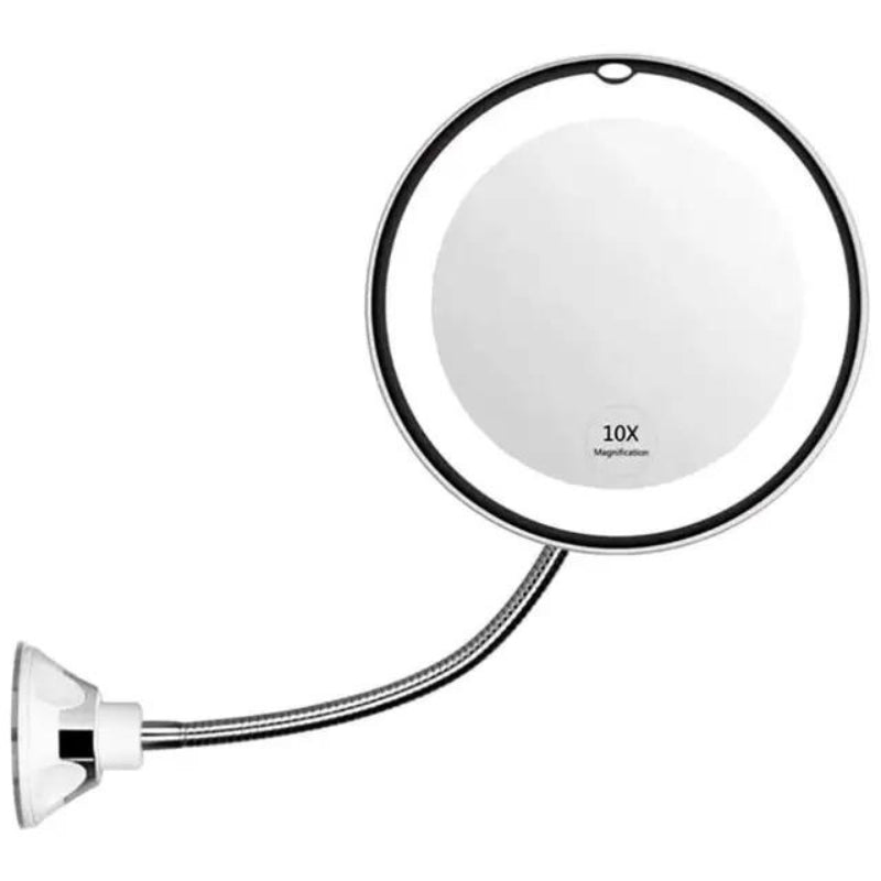 Miroir grossissant lumineux utilisé pour le maquillage