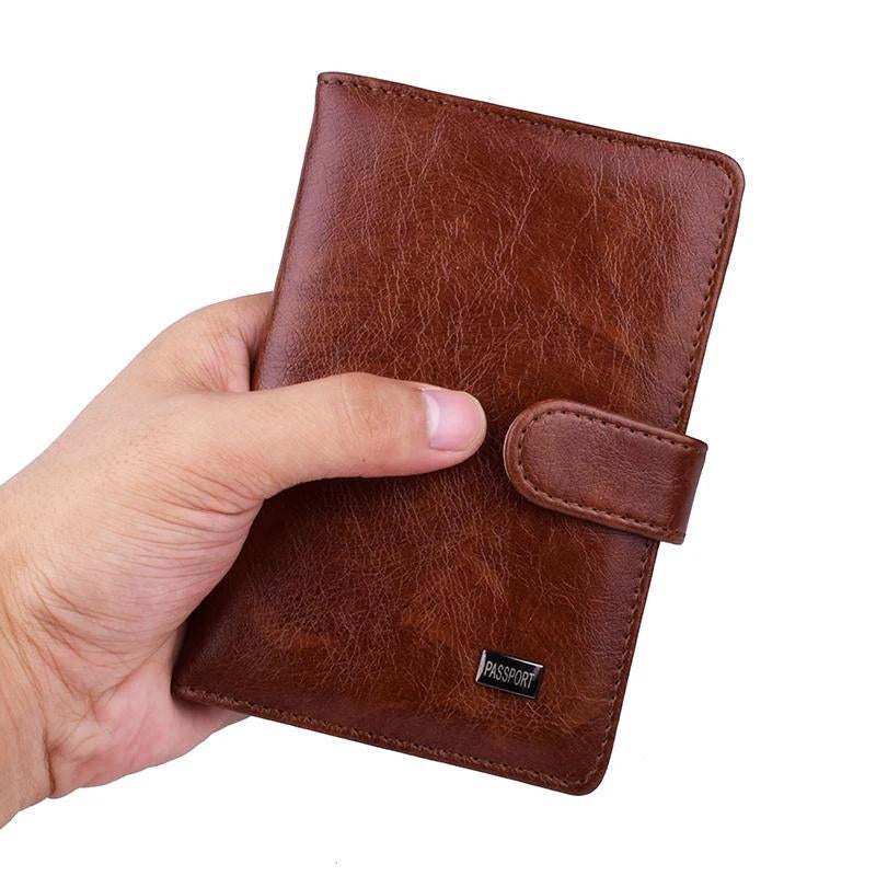 Porte-documents simili cuir tenu en main
