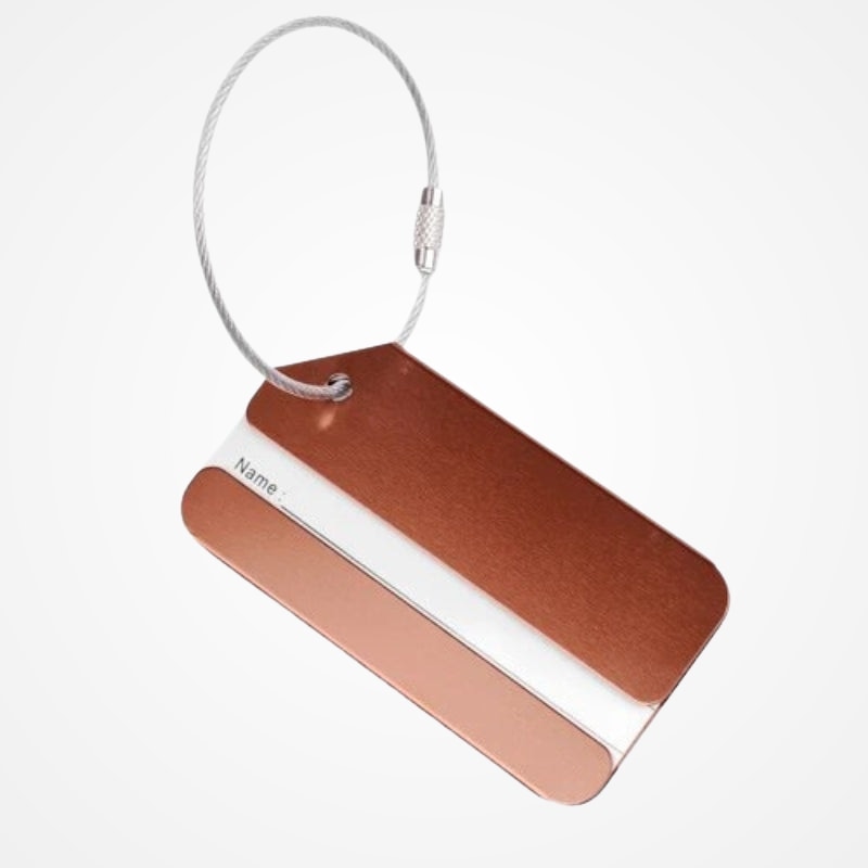 Porte-étiquette bagage coloris assortis