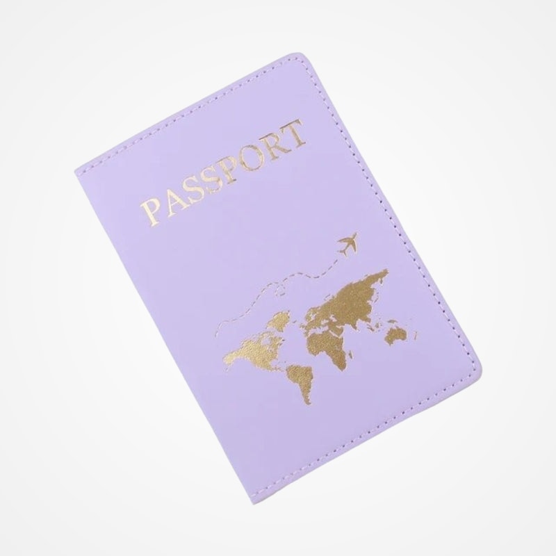 Détail de la texture du liège de l'étui passeport