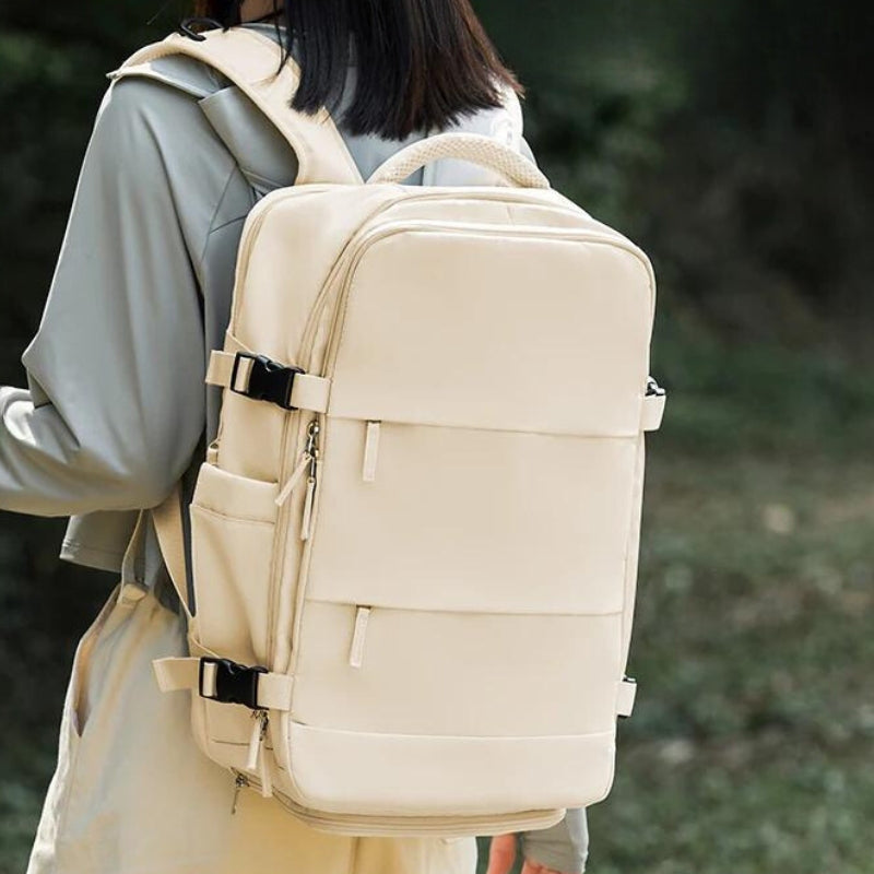 Compartiments intérieurs du sac à dos femme