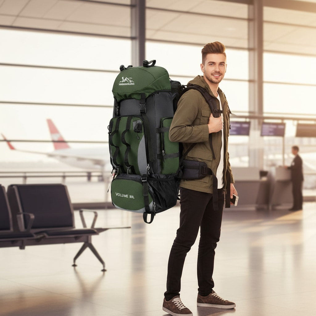 Sac à dos de trekking porté en randonnée