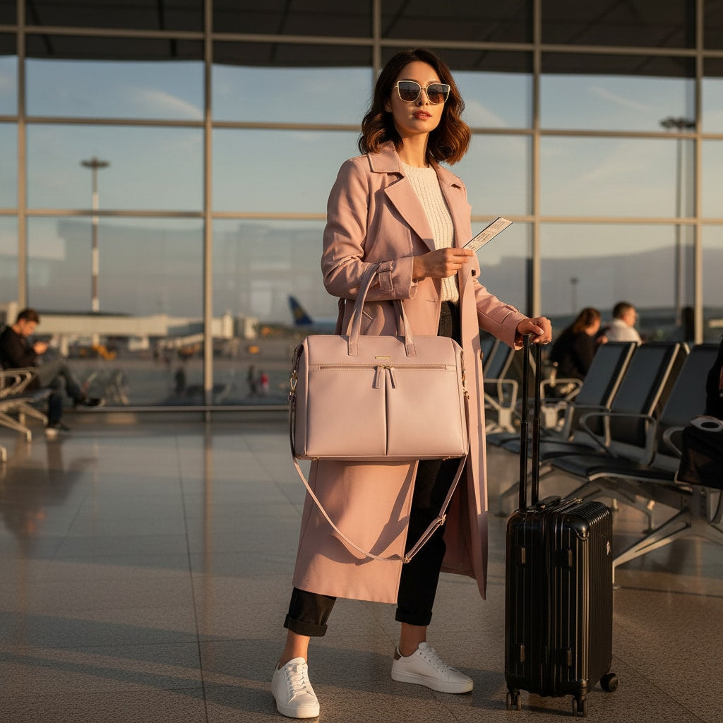 Sac à main ordinateur porté en déplacement