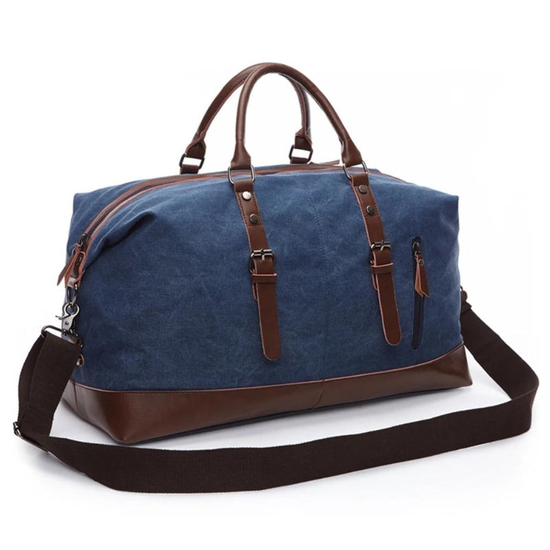 Détail des finitions cuir et de la fermeture du sac