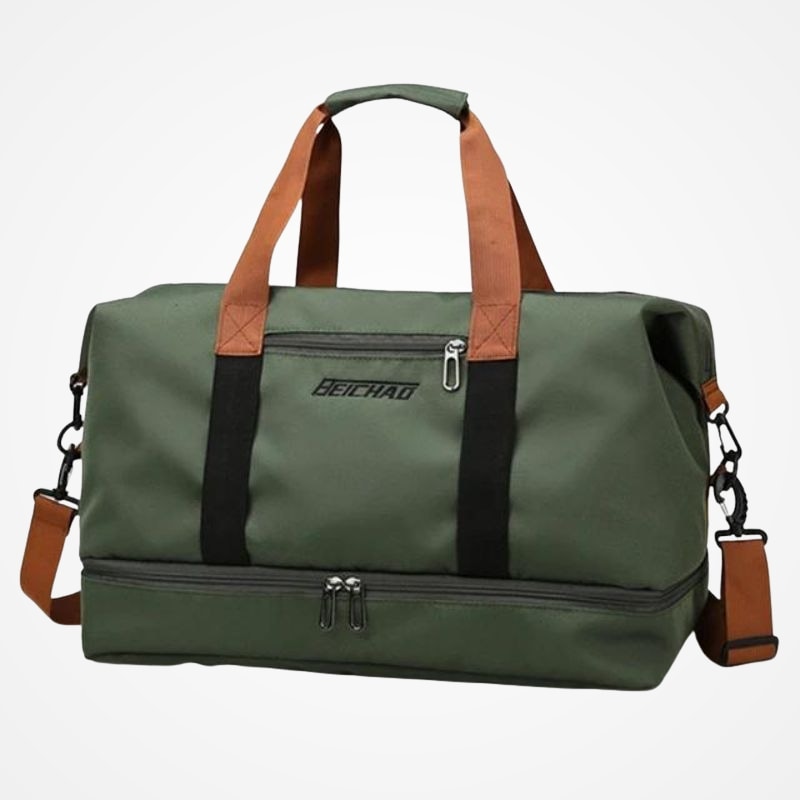 Sac de voyage avec compartiment chaussures en tissu Oxford