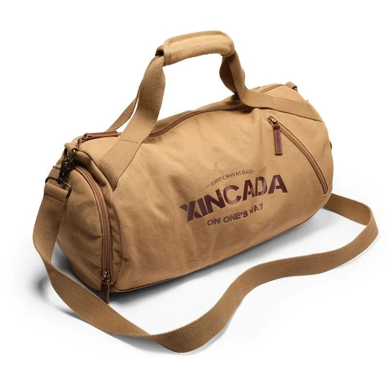 Compartiment principal du sac de voyage en toile